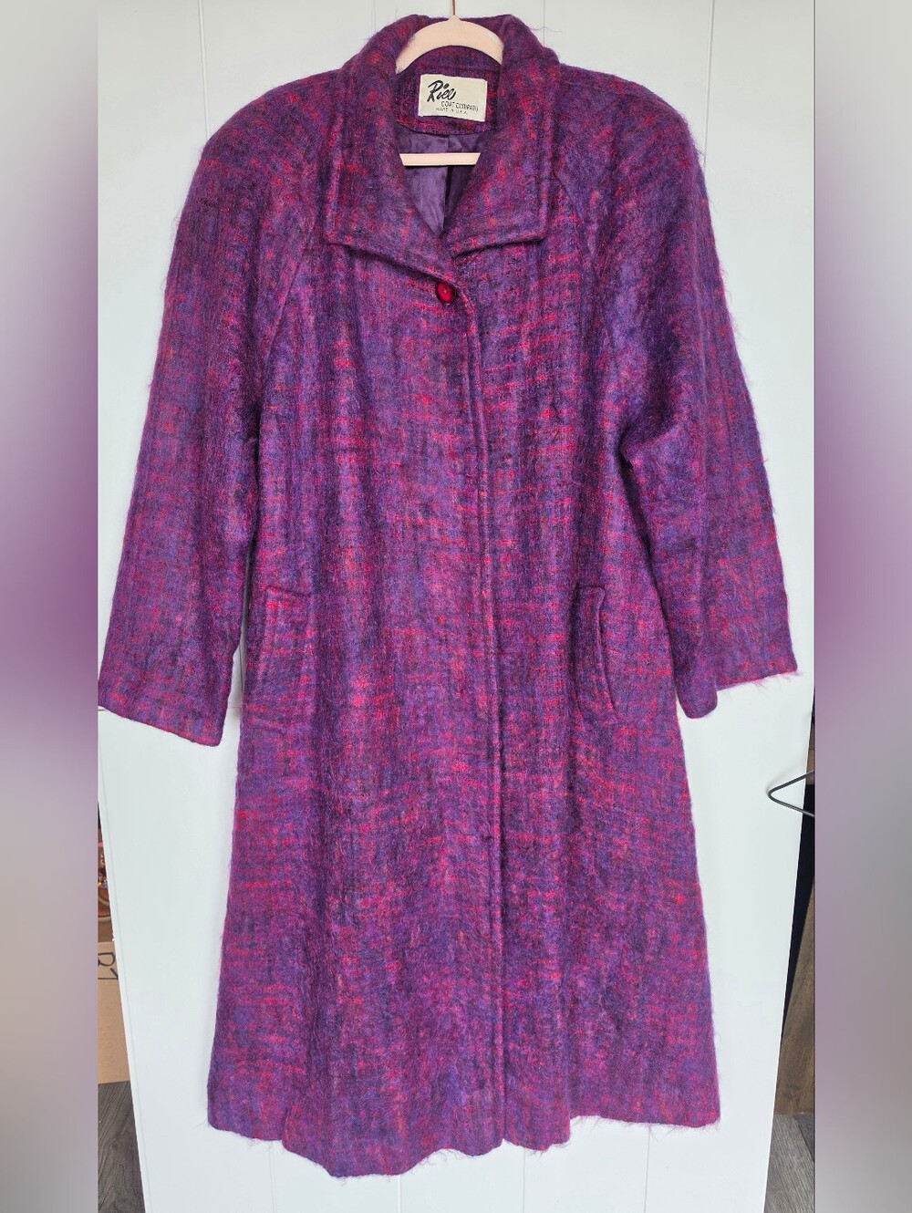 Vintage Riel Mohair & Wool Coat
